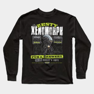 The Zesty Xenomorph Pub & Brewery Long Sleeve T-Shirt